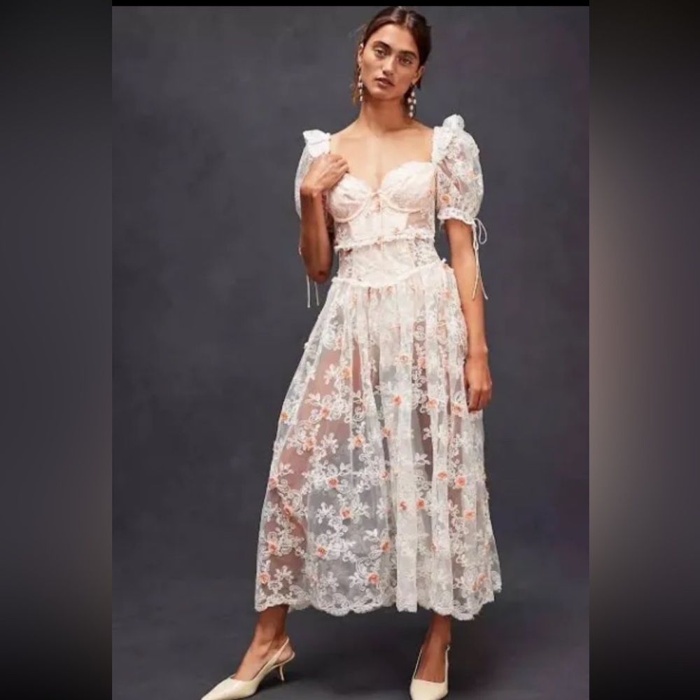 For Love and Lemons Tessa Midi Dress